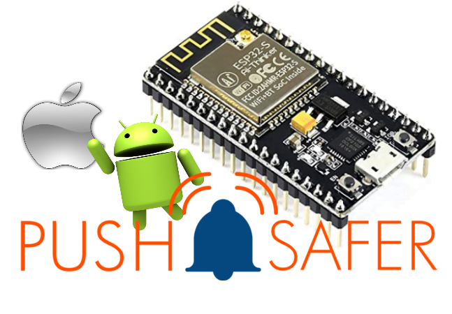 Pushsafer instant message with ESP32 - tutorial Pushsafer instant message with ESP32 - tutorial