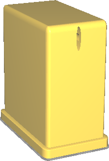 Simple outer casing that can be printed with a 3D printer.