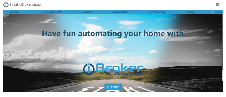 iobroker settings done