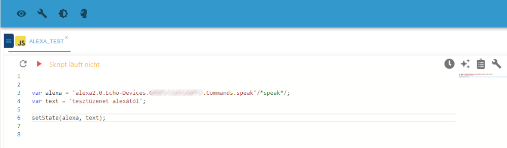 Alexa-Test-Javascript-Beispiel in iobroker Alexa-Test-Javascript-Beispiel in iobroker