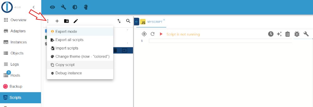 The first element of the horizontal menu is a drop-down menu. The first element of the horizontal menu is a drop-down menu.
