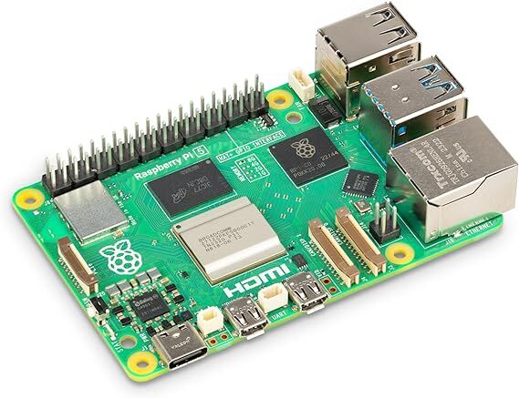 Raspberry Pi 5 8 GB Quad-core ARMA76 (64 Bits - 2,4 GHz)
